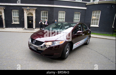 FCX Clarity véhicule électrique à pile à combustible (FCEV) est dévoilé au Royaume-Uni à sec d'affaires Vince Cable par Honda Président David Hodgetts Banque D'Images