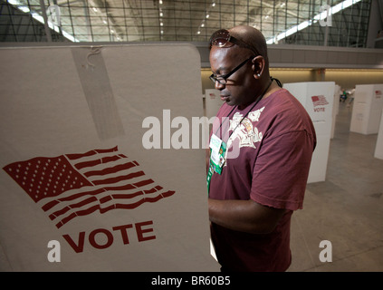 Voter pour les dirigeants syndicaux à l'AFSCME Convention Banque D'Images