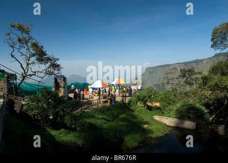 Pilier des roches dans Kodaikanal, Tamil Nadu. Banque D'Images