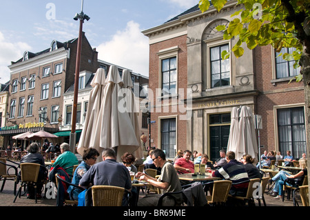 Sneek Pays-bas frise town city bar pub cafe Banque D'Images