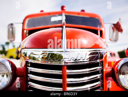 1940 Chevy fire truck Banque D'Images