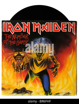 Iron Maiden Le nombre de la bête seul Banque D'Images