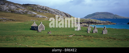 Eorasdail, Vatersay, Outer Hebrides Banque D'Images