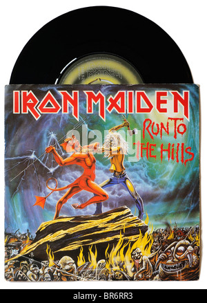 Iron Maiden Run To The Hills seul Banque D'Images