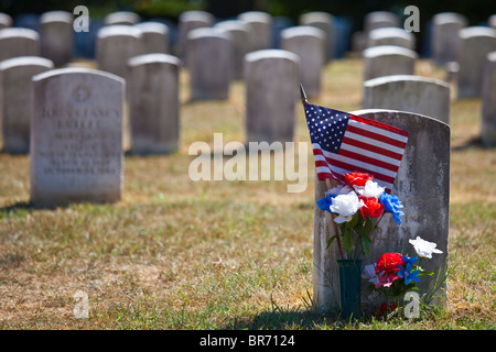 Le Cimetière National d'Antietam Antietam, bataille de la guerre civile, Virginia USA Banque D'Images