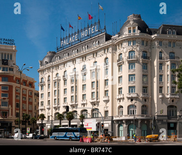 Westin Palace Hotel (1912), Madrid, Espagne Banque D'Images