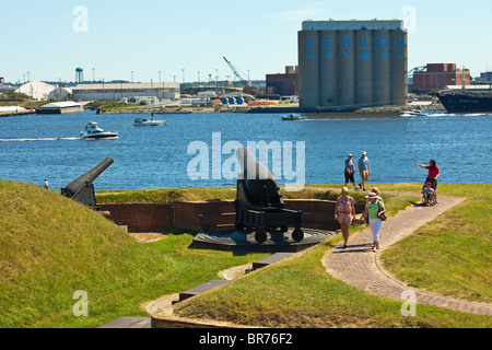 Le Fort McHenry, Balitmore, MD Banque D'Images