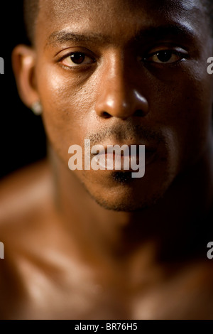 Un portrait de Willis McGahee des Bills de Buffalo a photographié à Studios Sony Los Angeles CA. Banque D'Images