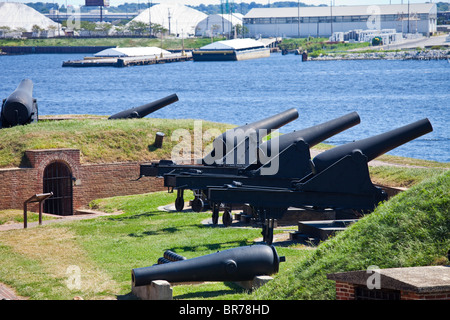 Le Fort McHenry, Balitmore, MD Banque D'Images