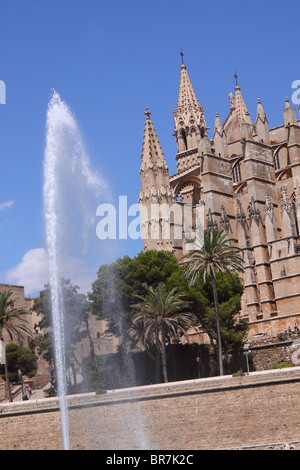 La cathédrale de Palma de Majorque Banque D'Images