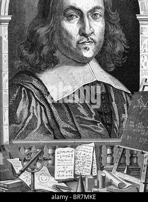 PIERRE DE FERMAT (1601-65) Avocat et mathématicien français Banque D'Images