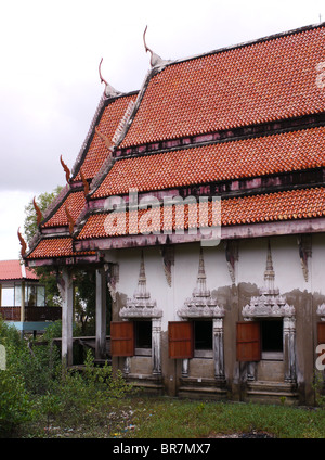 Wat Khun Samut Trawat dans Ban Khun Samut Chin, Pra Samut Chedi, Samut Prakan, Thaïlande Banque D'Images