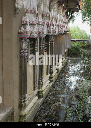 Wat Khun Samut Trawat dans Ban Khun Samut Chin, Pra Samut Chedi, Samut Prakan, Thaïlande Banque D'Images