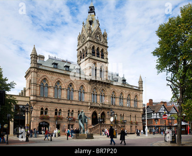 L'Hôtel de Ville, Chester, Cheshire, Angleterre, RU Banque D'Images