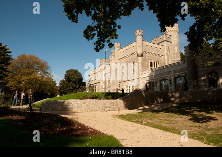 Château et Jardins de Whitstable construit en 1790 pour la famille pearson avec les profits des minières copperas local Banque D'Images