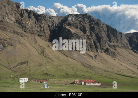 Nuage de cendres Eyjafjallajokull, en Islande Banque D'Images