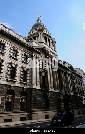 La Cour Criminelle Centrale, Old Bailey, London, England, UK Banque D'Images