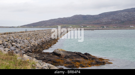 Causeway de Eriskay à South Uist dans les Hébrides extérieures, en Écosse Banque D'Images