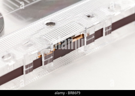 Cassette audio close up shot Banque D'Images