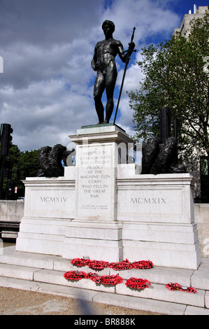 Machine Gun Corps WW.I. Memorial, Hyde Park, City of westminster, Greater London, Angleterre, Royaume-Uni Banque D'Images