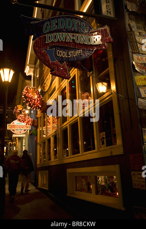 Restaurant homard à Bar Harbor Maine. Banque D'Images