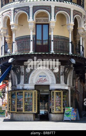 Confitería Filella, Avenida de la Constitución, centre-ville, Séville, Andalousie , Espagne Banque D'Images