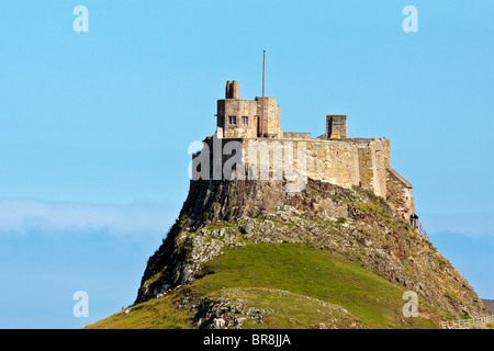 Château de Lindisfarne sur Holy Island Banque D'Images