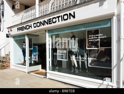 French Connexion magasin dans le centre-ville de Chester, Cheshire, Angleterre, RU Banque D'Images