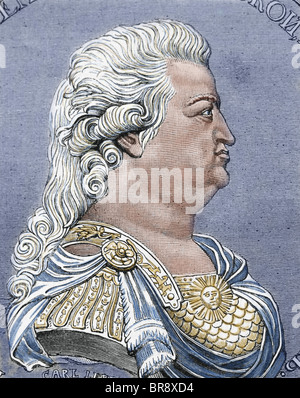 POTYOMKIN, Grigory By (1739 - 1791). Soldat et homme politique russe. La gravure. Banque D'Images