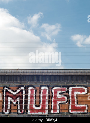 MUFC Graffiti Banque D'Images