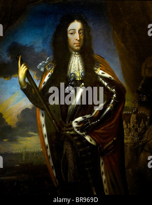 William III 1650 - 1702 Willem III d'Orange van Oranje Pays-bas Dutch Holland William III sur l'Angleterre Ecosse Irlande Banque D'Images