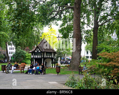 Soho Square Gardens London UK Banque D'Images