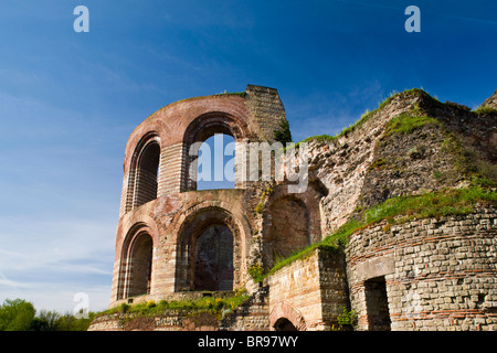 Allemagne, Rheinland-Pfaltz, vallée de la rivière de la Moselle, Trèves. Kaiserthermen, ruines des thermes romains. Banque D'Images