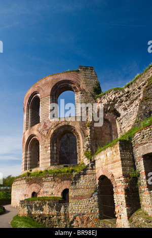 Allemagne, Rheinland-Pfaltz, vallée de la rivière de la Moselle, Trèves. Kaiserthermen, ruines des thermes romains. Banque D'Images