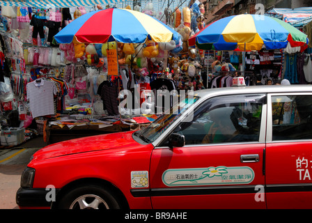 TAXI À HONG KONG Banque D'Images