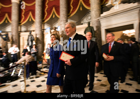 Bush donne à l'état de l'Union au Congrès à Washington D.C. Banque D'Images