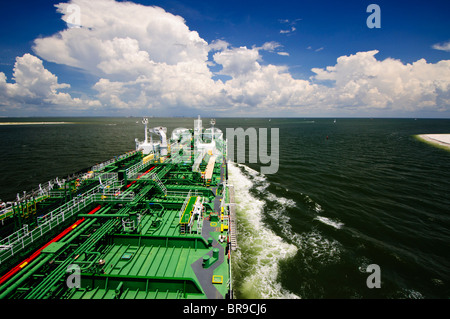 Pascagoula, Golfe du Mexique, le Mississipi, USA : des pétroliers américains, l'État du soleil Banque D'Images