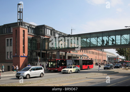 Dans Bahnhofsgebaeude Hauptbahnhof Kiel, Kieler Foerde, Ostsee, Schleswig-Holstein Banque D'Images