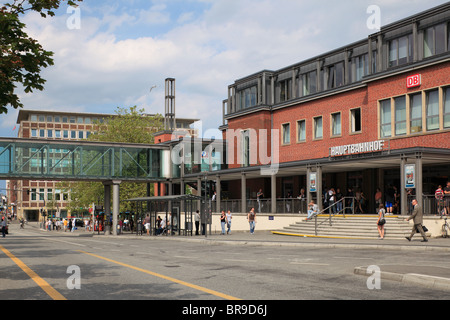 Dans Bahnhofsgebaeude Hauptbahnhof Kiel, Kieler Foerde, Ostsee, Schleswig-Holstein Banque D'Images