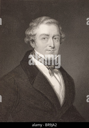 Sir Robert Peel, 2ème Baronet, 1788 à 1850. Homme d'État britannique conservateur, deux fois Premier Ministre du Royaume-Uni. Banque D'Images