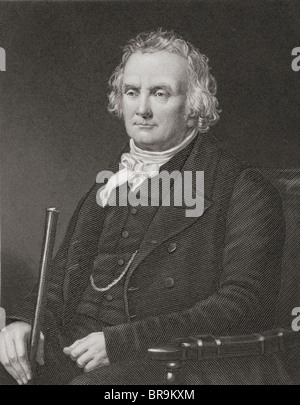 Thomas Chalmers, 1780 à 1847. Mathématicien écossais, politique économiste et un chef de l'Église libre d'Écosse. Banque D'Images