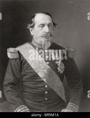 Louis-Napoléon Bonaparte, 1808 - 1873. Deuxième République Française Président et comme Napoléon III, roi du Second Empire Banque D'Images