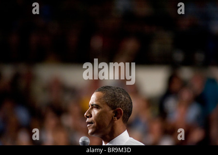 Le sénateur Barack Obama à Albuquerque N.M. Banque D'Images