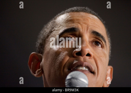 Le sénateur Barack Obama à Albuquerque N.M. Banque D'Images