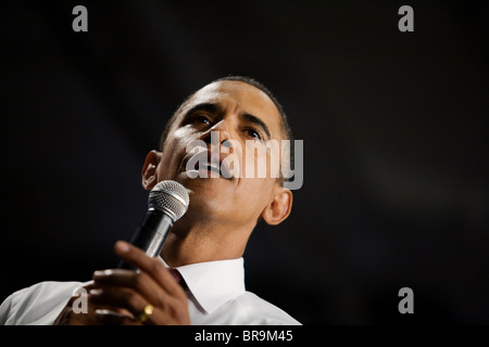 Le sénateur Barack Obama à Albuquerque N.M. Banque D'Images