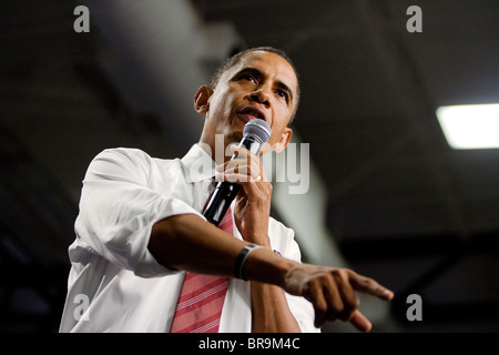 Le sénateur Barack Obama à Albuquerque N.M. Banque D'Images