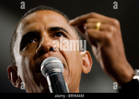 Le sénateur Barack Obama à Albuquerque N.M. Banque D'Images