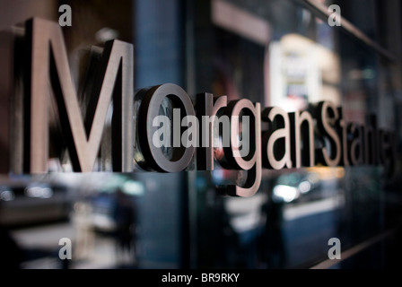 Problèmes financiers continuent à Wall Street pour les banques américaines et les assureurs continuent le jeudi 18 septembre 2008. Banque D'Images