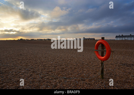 Le village côtier de Shingle Street dans le Suffolk Banque D'Images