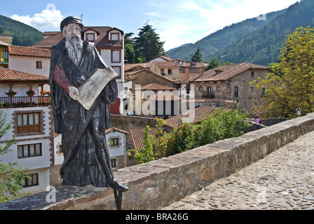 Village de Potes, Cantabrie, Espagne. Banque D'Images